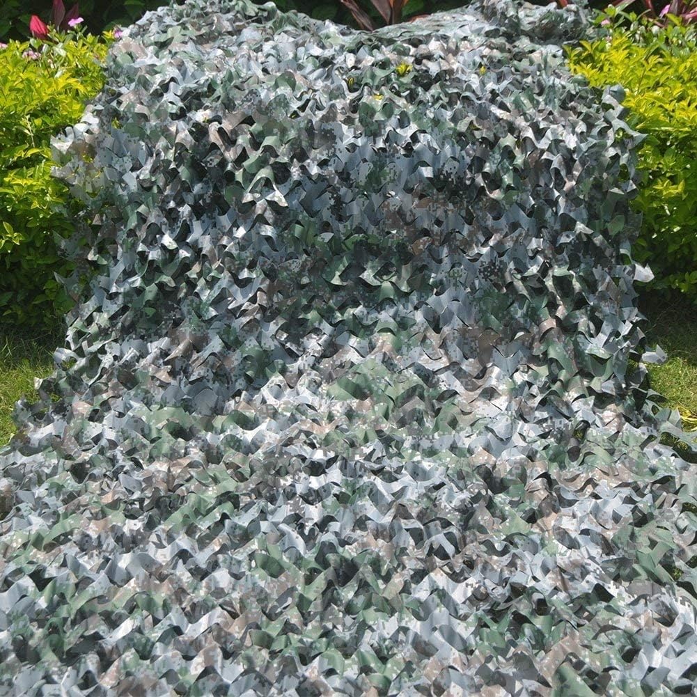迷彩柄 カモフラージュネット ギリーネット 迷彩柄ネット サンシェード 日除けネット陸軍迷彩ウッドランドネット2x4m 2x7m 3