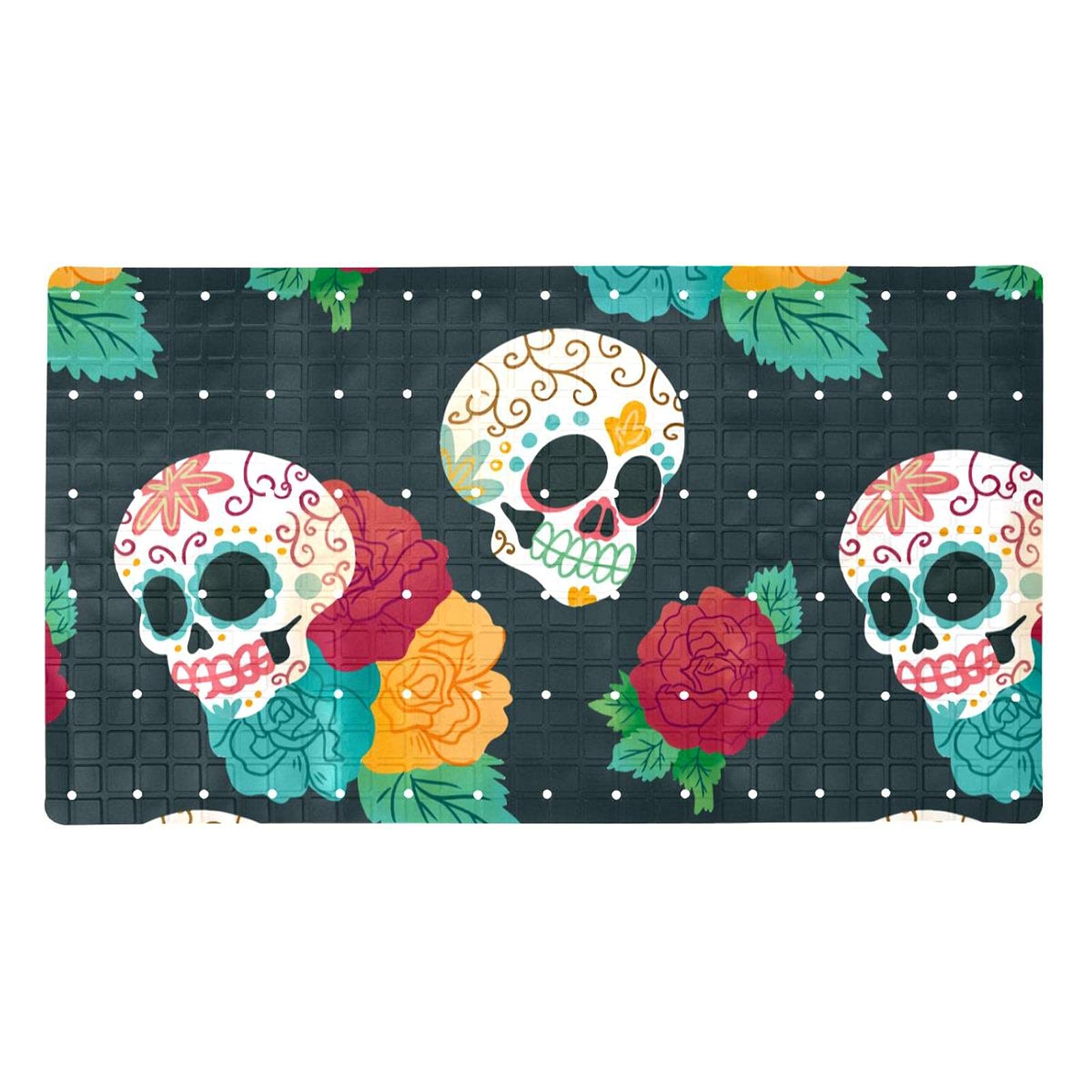 Tapis de baignoire aquarelle fleuri pour une routine de bain sécurisée et colorée