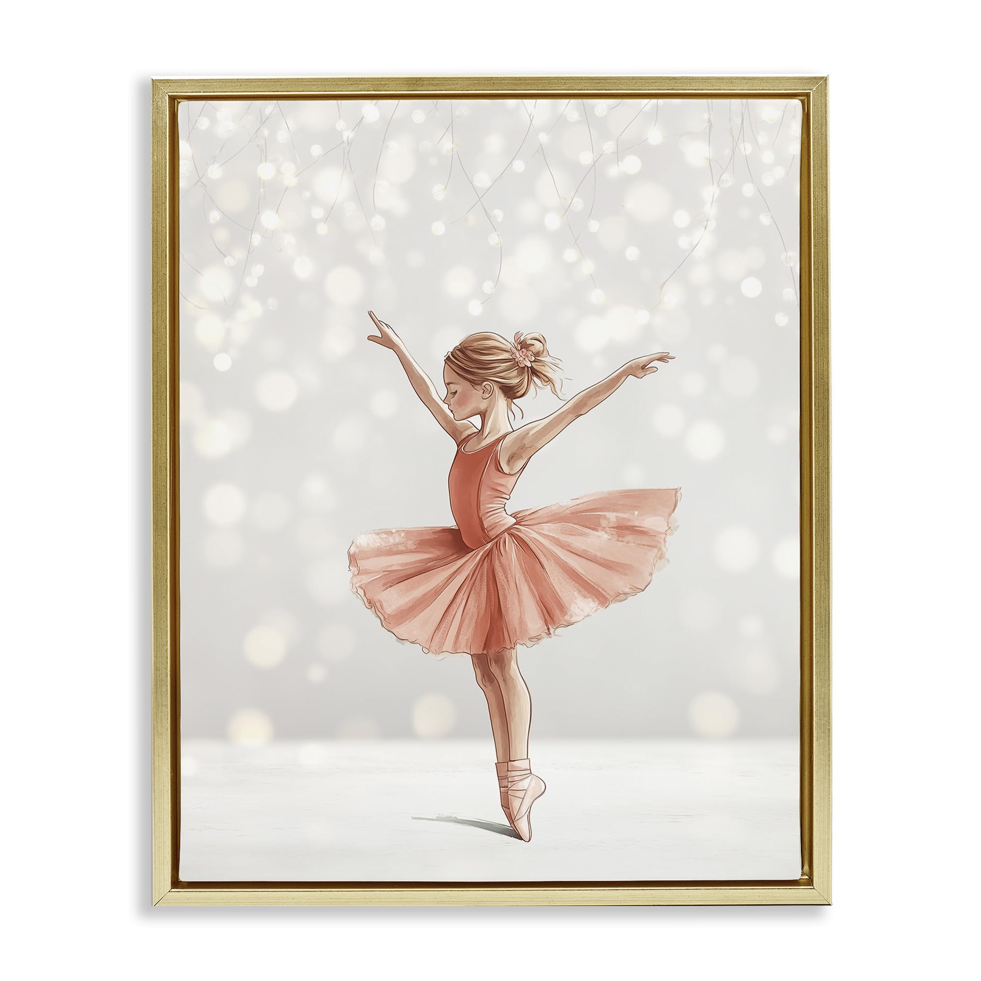 'Dancer In The Light'| Floating Frame Canvas Art