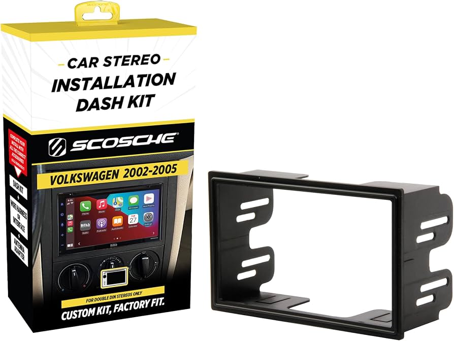 Amazon.com: Scosche VW2351B Double DIN Radio Install Dash Kit