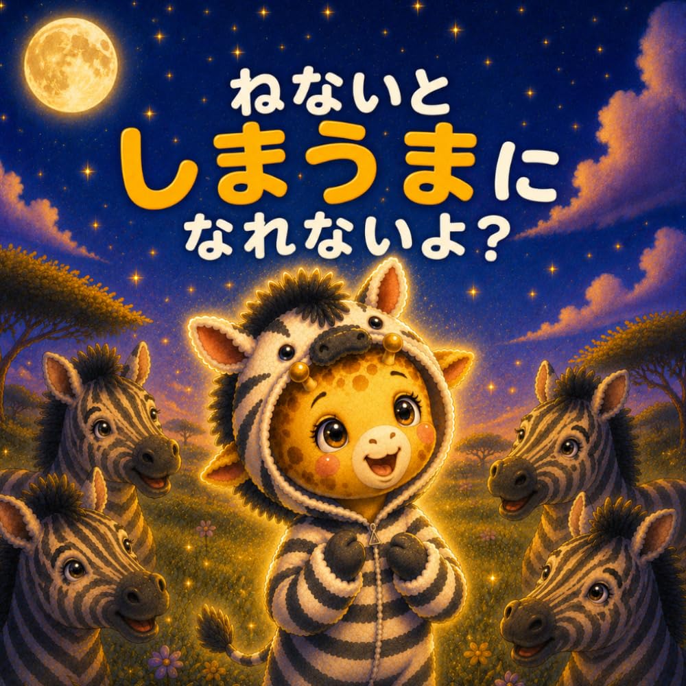 ねないとしまうまになれないよ？: おやすみまえの よみきかせ えほん