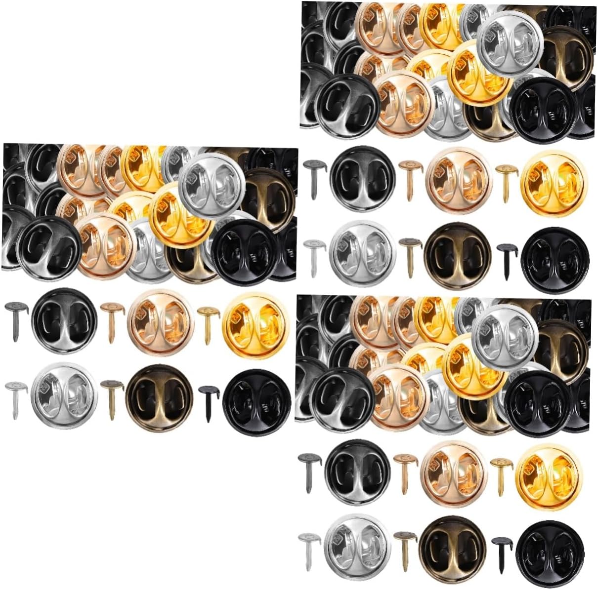 Operitacx 360sets Long Butterfly Clutch Pins Pin Badge Backs for Crafts Tie Tacks