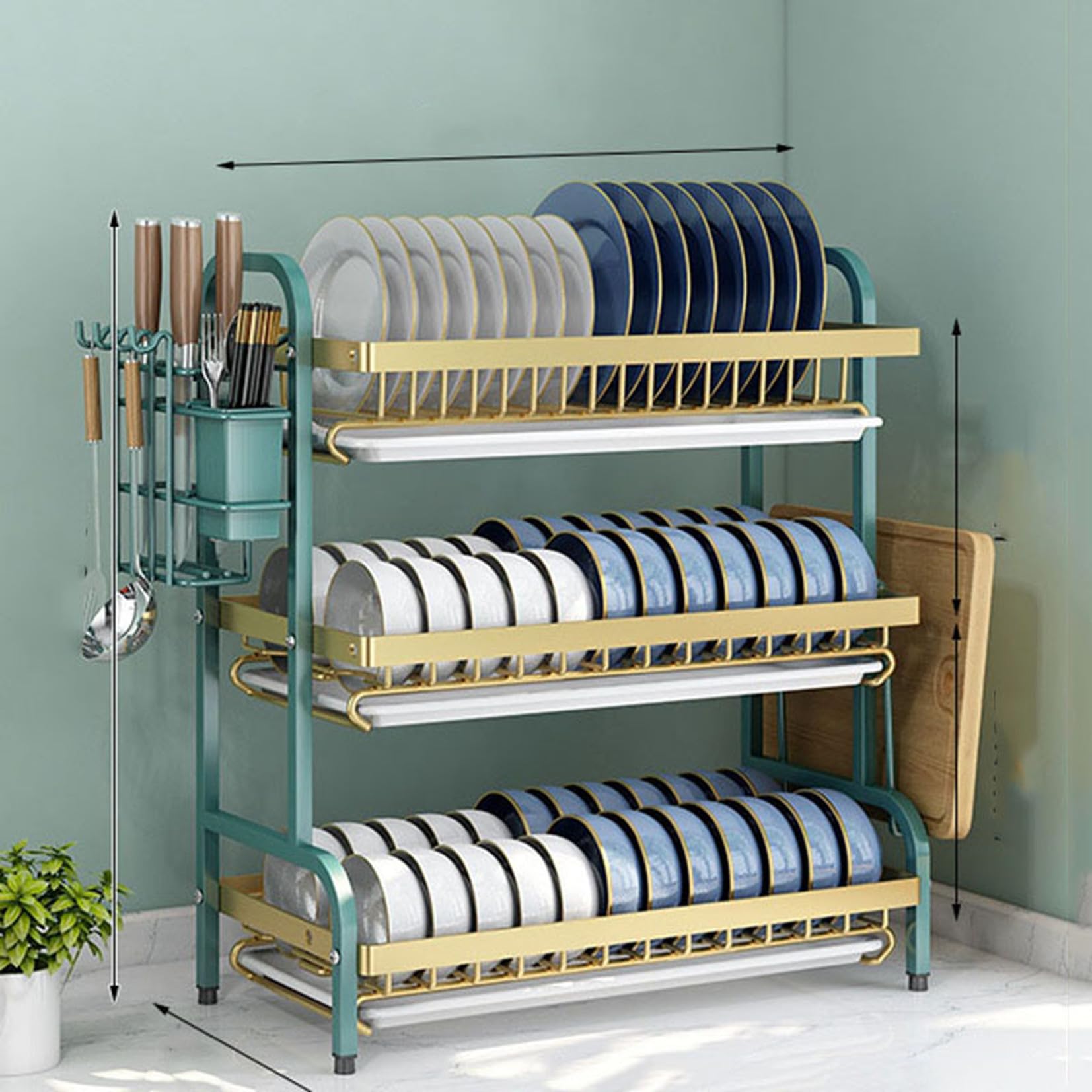 スリムキッチンラック FLL-0068 スリムキッチンラック FLL-0068 キッチン収納・ラック