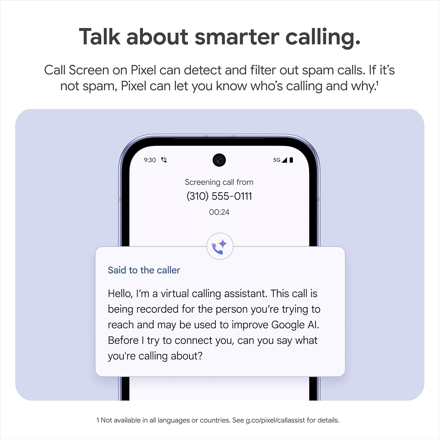 Google Pixel 9a with Gemini - Unlocked Android Smartphone with Incredible Camera and AI Photo Editing, All-Day Battery, and Powerful Security - Obsidian - 128 GB (Renewed)