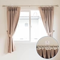 Vista 8 de Yeahxing Soportes Adhesivos para Barra de Cortina Sin Taladro Soporte Ajustable - Colgador de Barra de Cortina Sin Clavos de 20 Libras