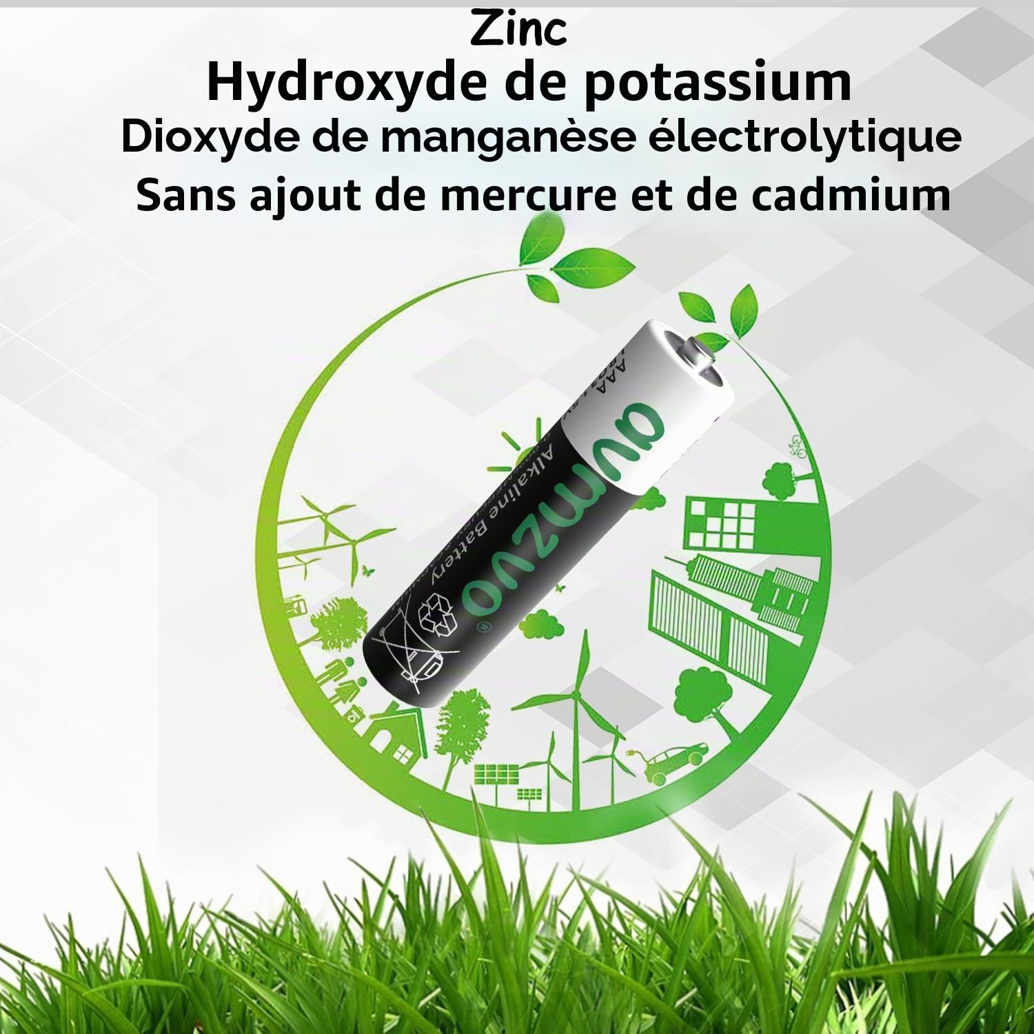 Piles AAA LR03, Lot de 400, 1,5 V, Puissance Durable, alcalines, puissantes, Peuvent être utilisées pour Les Jouets, Les réveils et Autres appareils électroniques