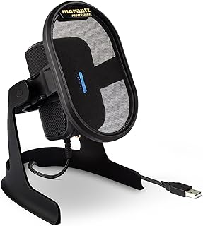 Marantz Professional Umpire USB Microphone for PC or Mac, for Recording, Podcasting, Streaming and Gaming, with Desktop St…