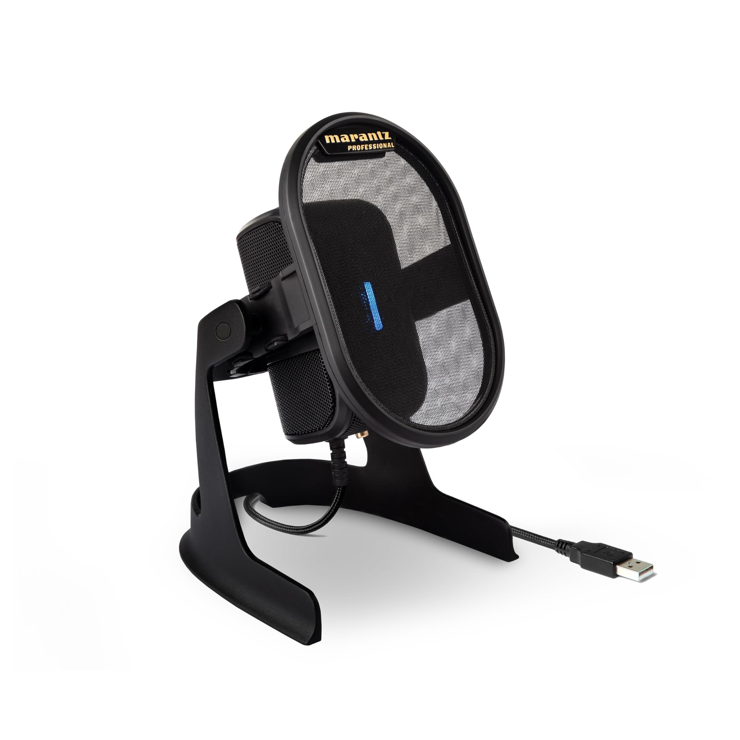 Micrófono USB de sobremesa Marantz Professional Umpire para streaming y grabar pódcasts en Mac 8