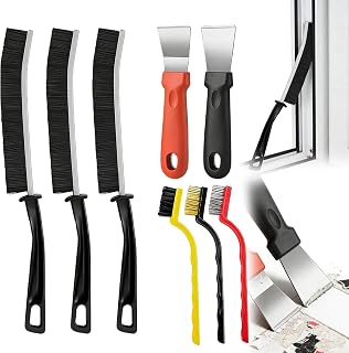 8PCS Crevice Cleaning Brush Set - Hard Bristle Crevice Cleaning Brush Tool, Multifunctional Gap Scrub Brush for Kitchen,Bathroom,TileJoints,Gas Stove,Window Groove