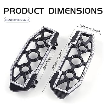 Amazon.com: TOPRAMETAL for Harley Touring Floorboards MX