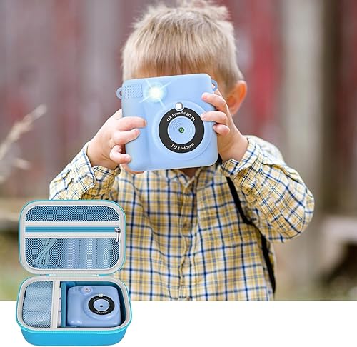Miniatura 9 de Funda para cámara infantil compatible con Agoigopara Secktonpara DEKERpara Miiulodipara cámara digital impermeable Yoophane. Caja de almacenamiento