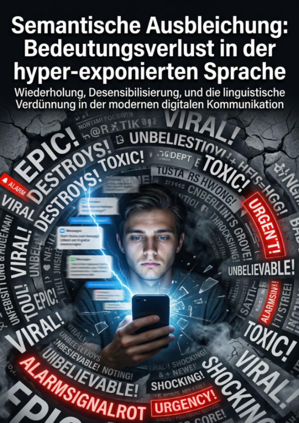 Semantische Ausbleichung: Bedeutungsverlust in der hyper-exponierten Sprache: Wiederholung, Desensibilisierung, und die linguistische Verdünnung in der modernen digitalen Kommunikation