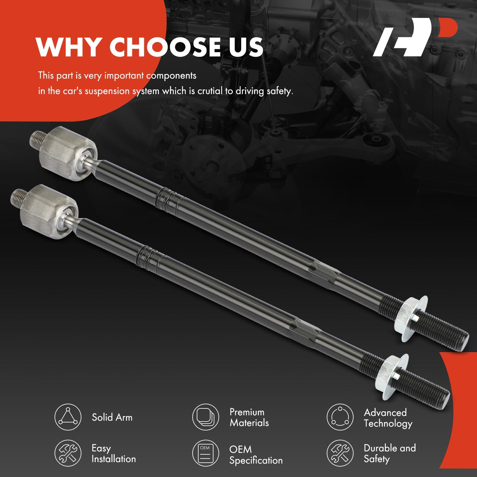 Front Right Outer Tie Rod End - Compatible With 2012 - 2022...