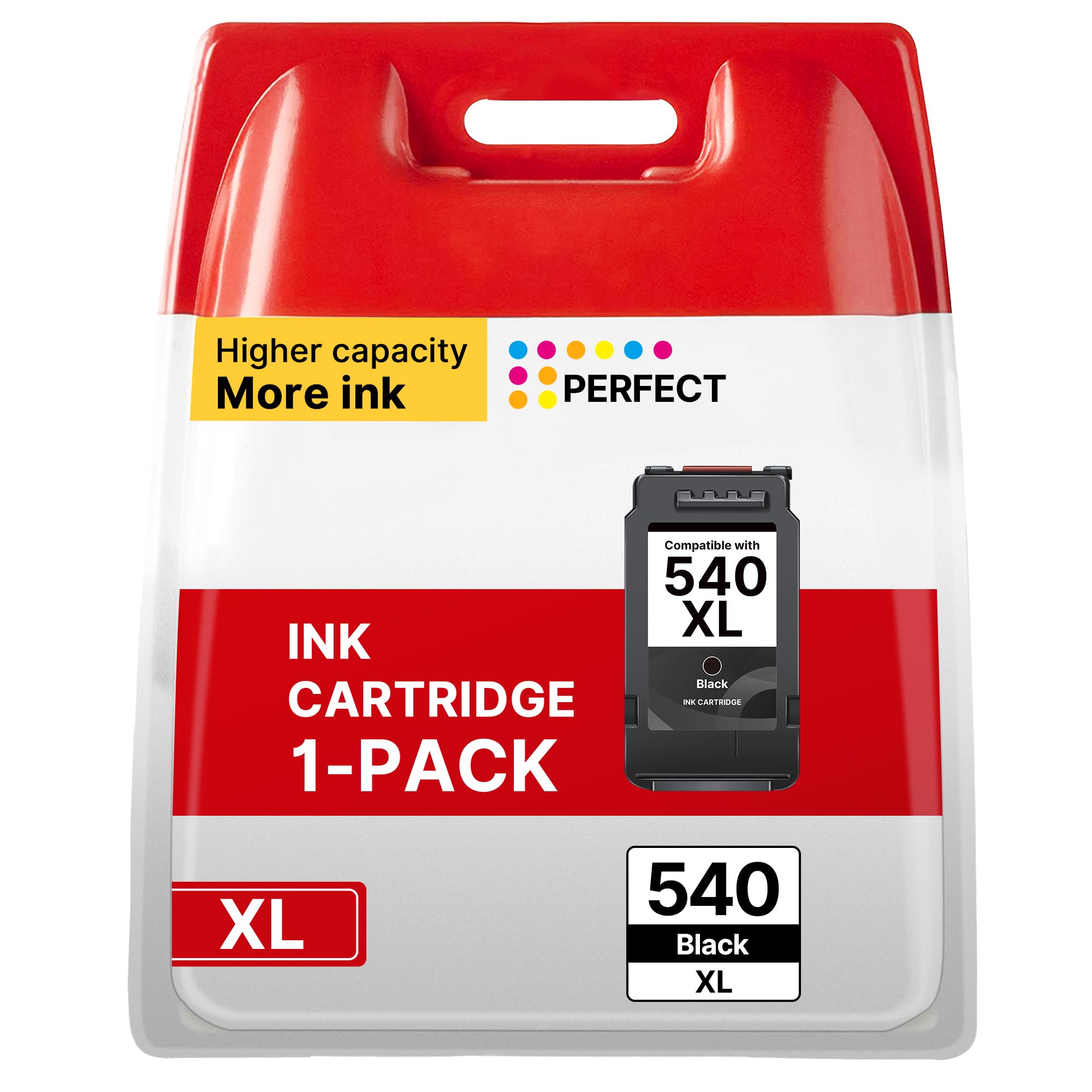 540XL Black Ink Cartridge Remanufactured for Canon 540 Ink Cartridge PG-540