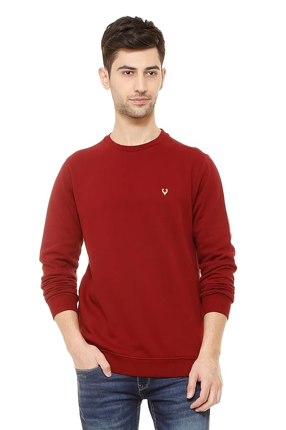Allen Solly Men's Cotton Crew Neck Sweatshirt