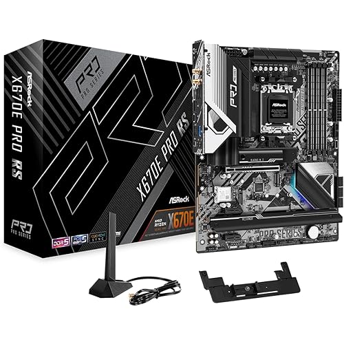 ASRock X670E PRO RS SUPPORT AMD AM5 RYZEN 7000 SERIES PROCESSORS motherboard