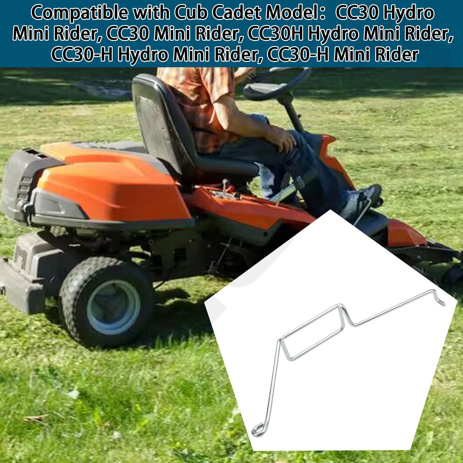 Ohoho 747-06126A 747-06126 - Correa de transmisión compatible con cortacésped Cub Cadet de 30 pulgadas, compatible con el modelo: CC30 CC30H Hydro Mini Rider