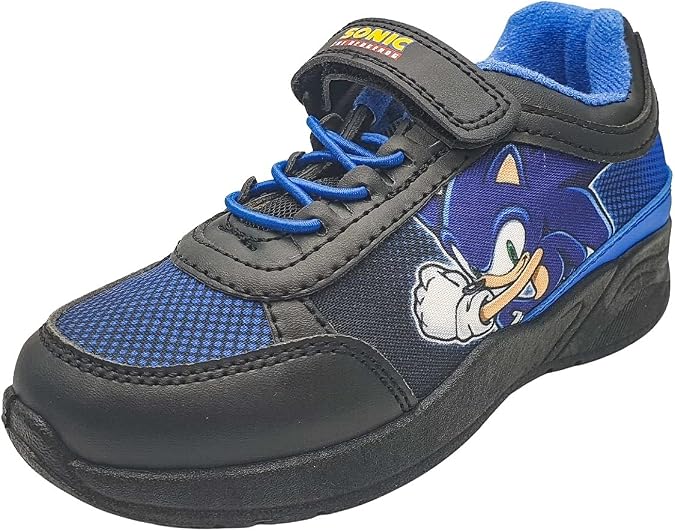 Sonic The Hedgehog Scarpe Da Ginnastica Da Corsa Per Ragazzi – Taglie 11-4 – Sneakers Con Suola Antiscivolo