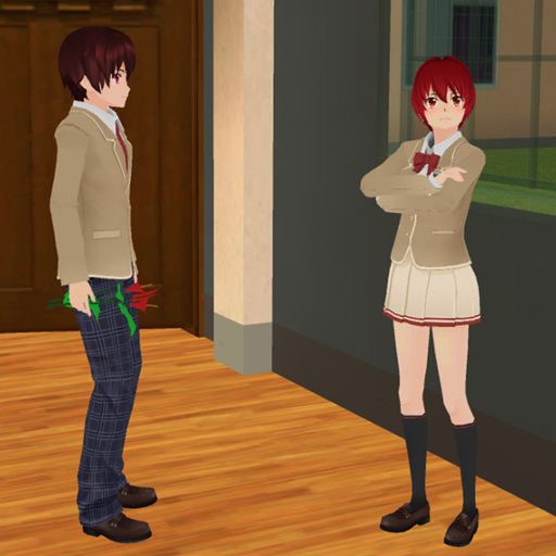 Juego de amor de chico travieso virtual: Simulador de escuela de amor de anime 2025