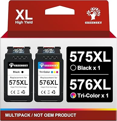 GREENSKY PG-575XL CL-576XL d'inchiostro Sostituzione cartucce canon 575 576 Cano