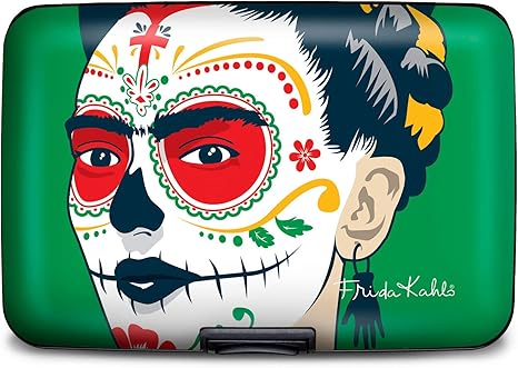 RFID Secure Armored Wallet (Frida Kahlo Sugar Skull)