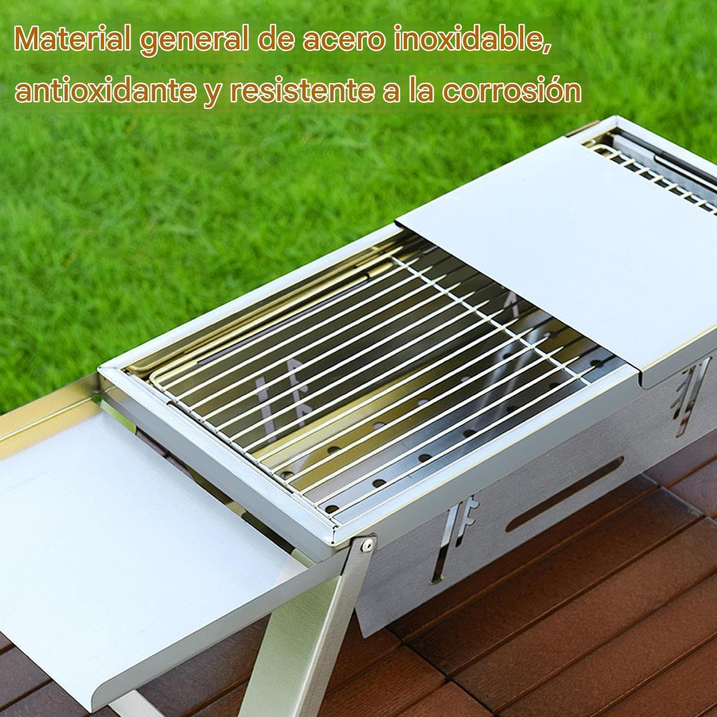 Griglia A Carbone Portatile Pieghevole Barbecue Pieghevole da Tavolo