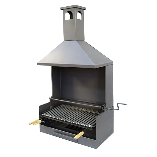 Imex El Zorro 71529 - Cajón Barbacoa C/Chimenea Y Parrilla Inox. 72X40X148 Cms.