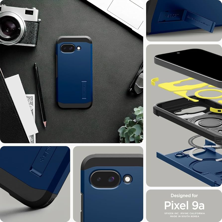Amazon.com: Spigen for Pixel 9a Case, Tough Armor (Ai) MagFit