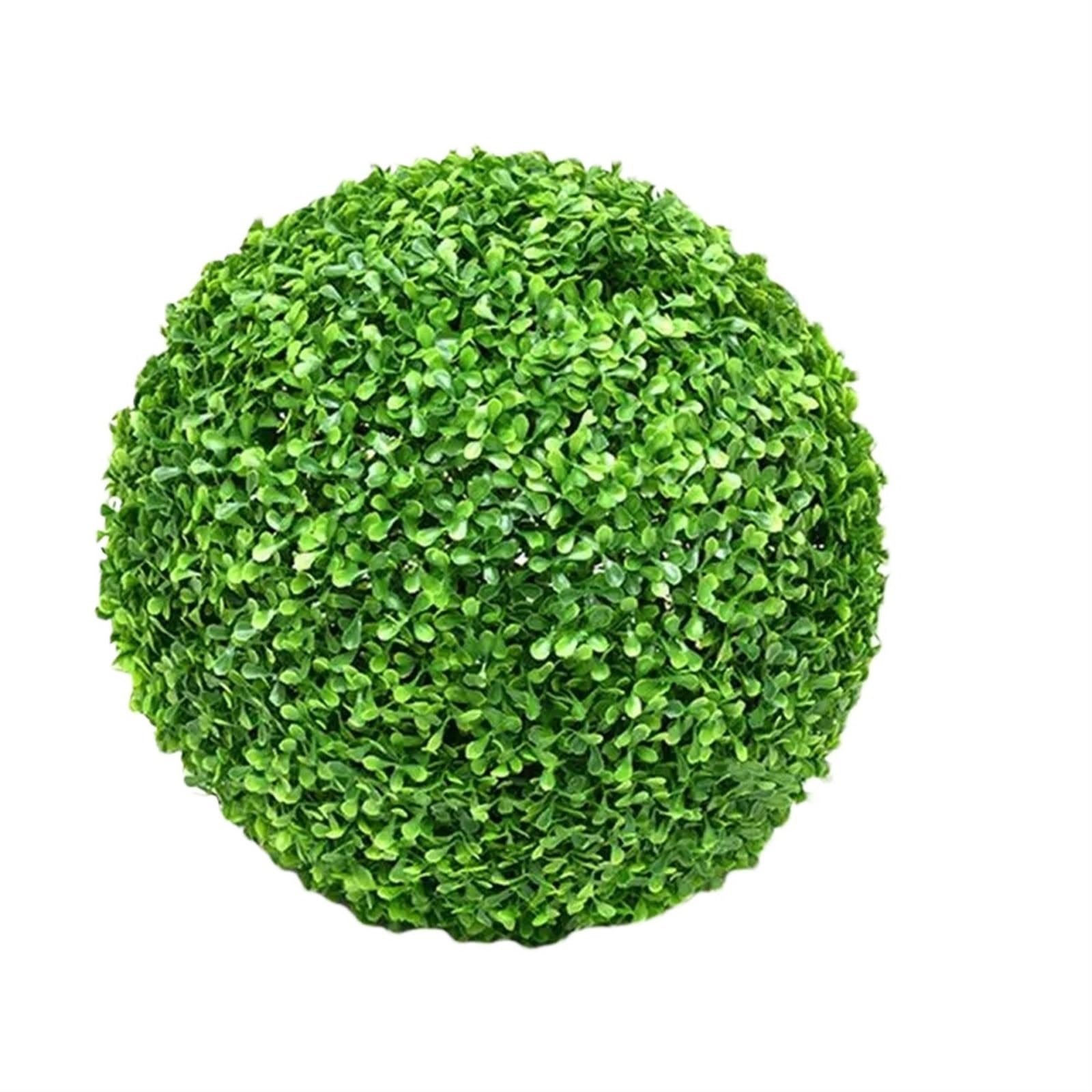 YUPLIODSX Artificial Topiary Balls Artificial Topiary Ball Non-Fading Artificial Plant Ball Fake Plant Sphere Faux Grass Decor For Garden Backyard(28cm)