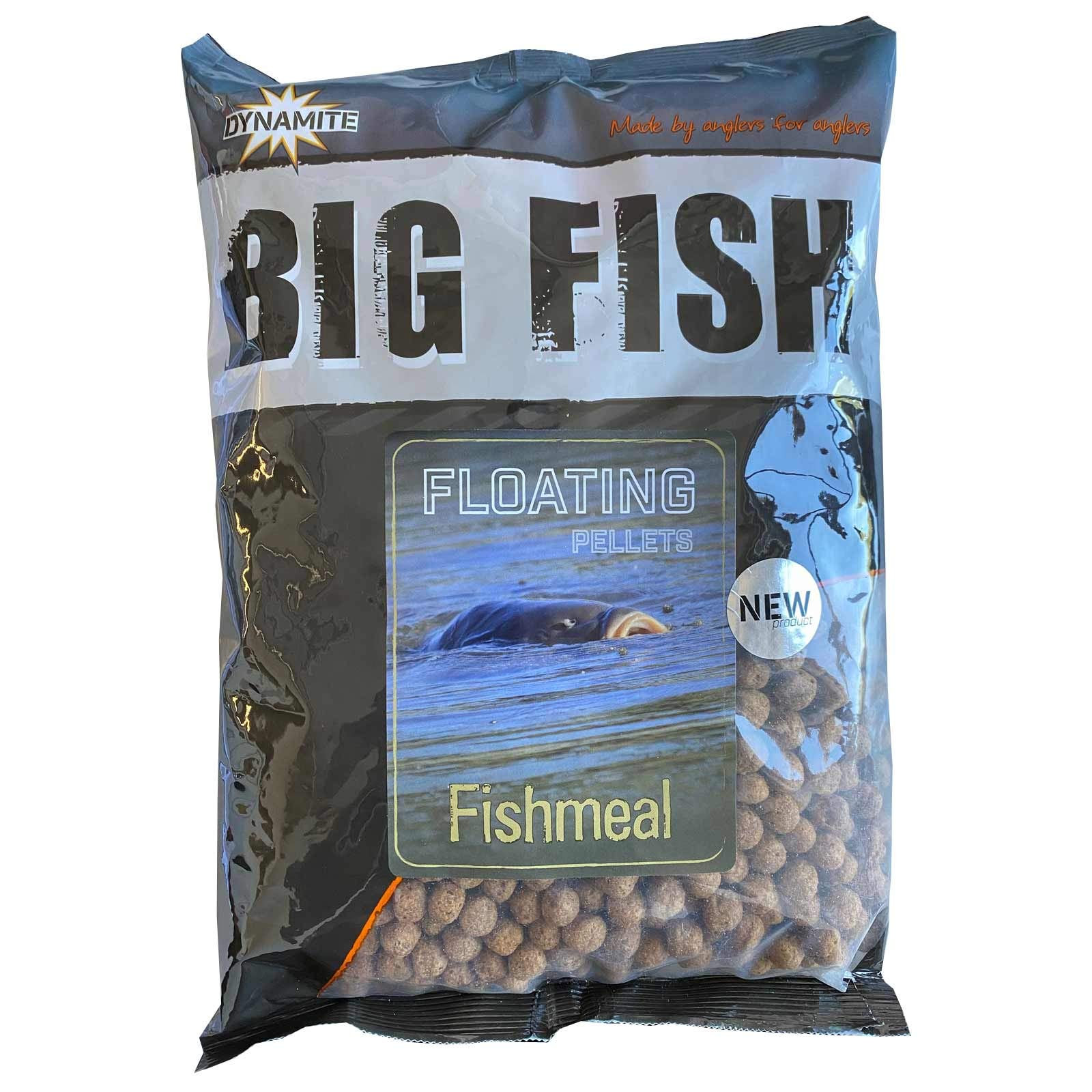 Dynamite Brown Fishmeal Baits Big Fish Floating Pellets 1.1Kg Bag (Brown Fishmeal)