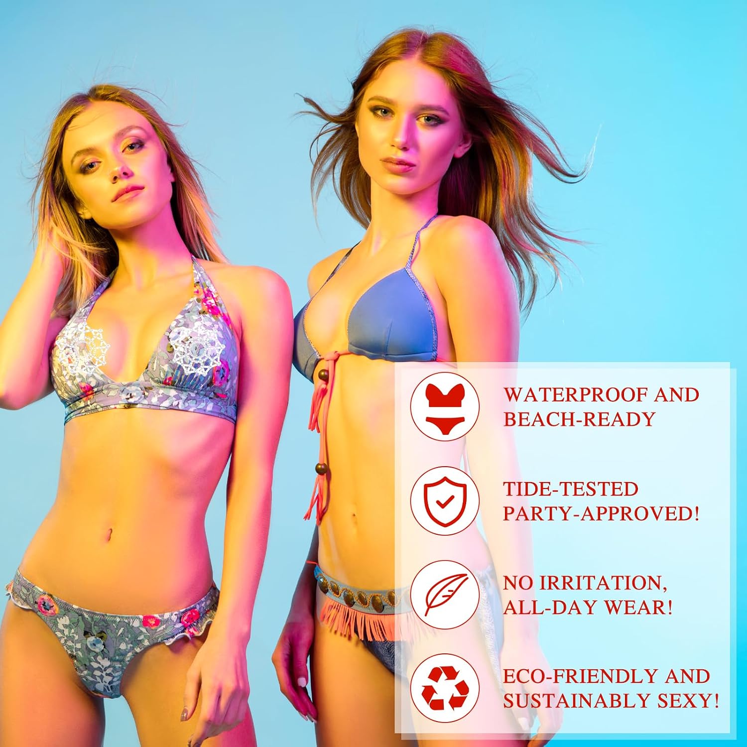 2 Pairs/3 Pairs Fun Crystal Rhinestone Breast Nipple Covers, Pasty Diamond Reusable Rave Halloween Tassel Stickers Gift