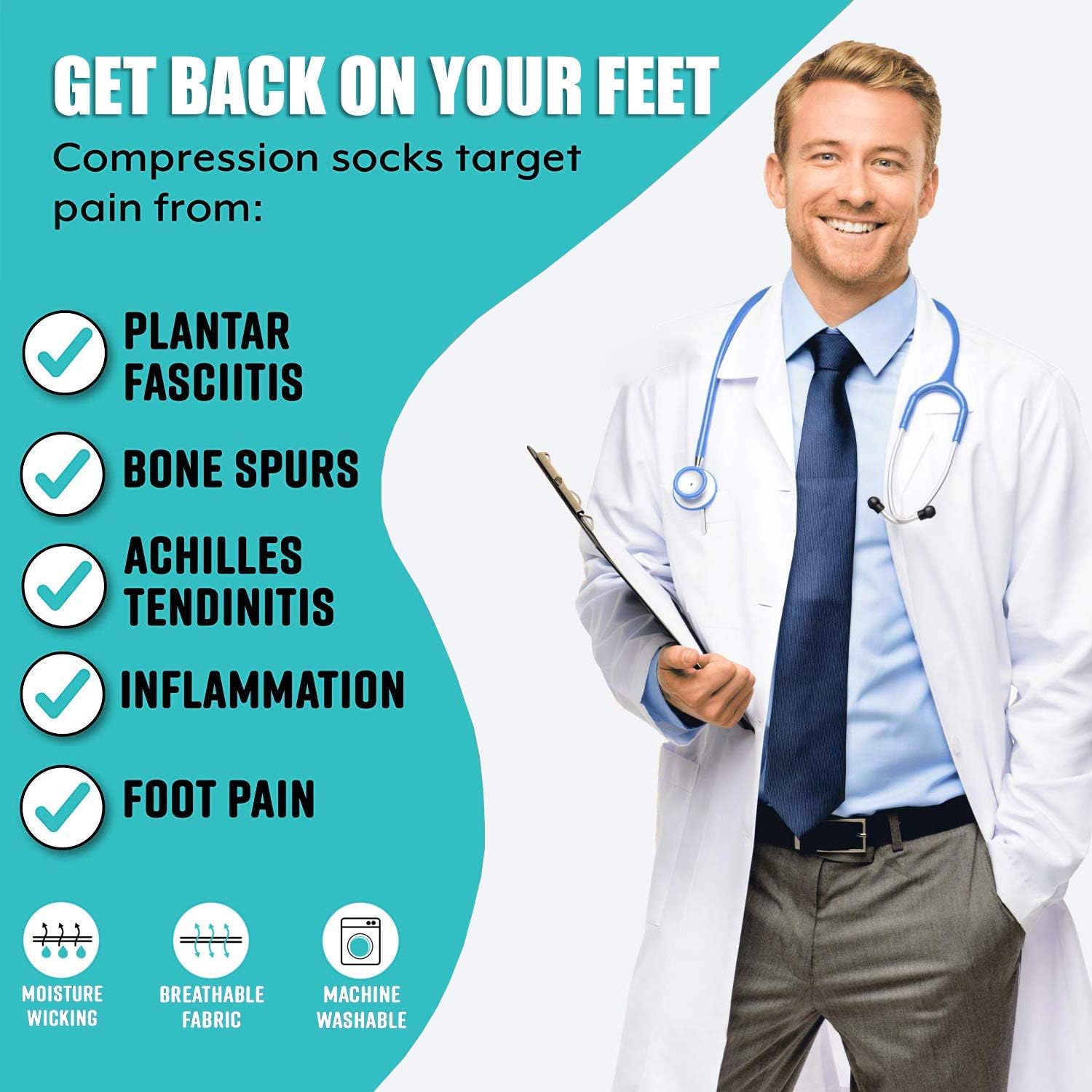 One-Day Sale: Up to 80% Off Plantar Fasciitis Socks Braces with Ankle Arch Supports Women Men, Foot Care Compression Sock Sleeve, Better Than Night Splint, Heel Spurs, Eases Edema/Swelling, Increases Circulation by ASOONYUM Up To 40% OFF Plantar Fasciitis Socks Braces with Ankle Arch Supports Women Men, Foot Care Compression Sock Sleeve, Better Than Night Splint, Heel Spurs, Eases Edema/Swelling, Increases Circulation by ASOONYUM