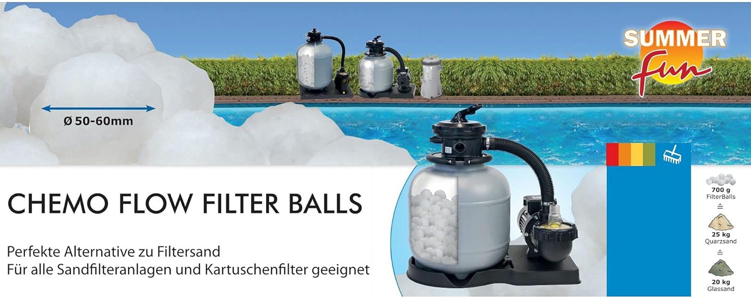 Summer Fun Filter Balls for Filter Systems 700 g