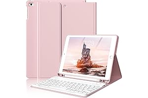 Premium iPad 9.7 Keyboard Case with Pencil Holder