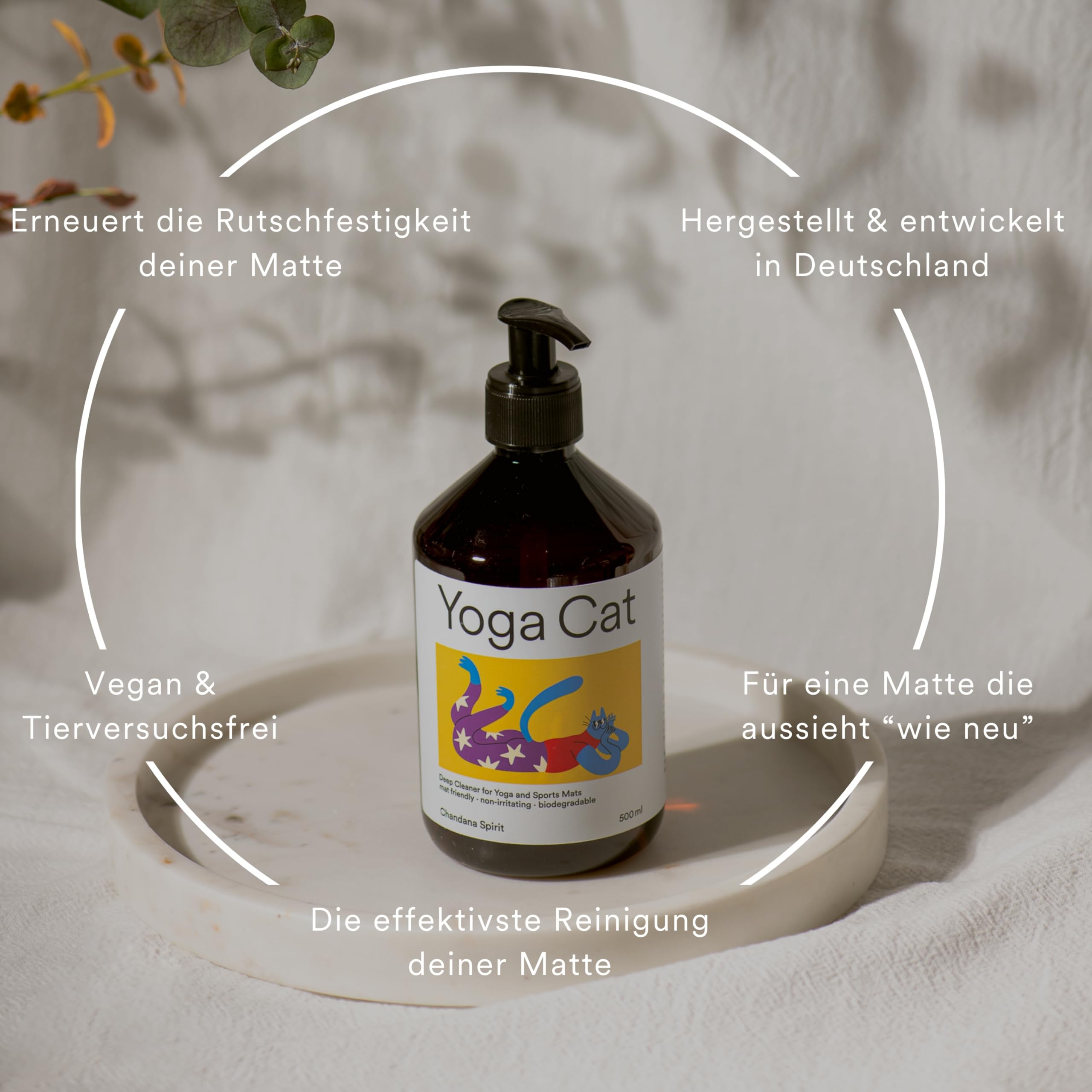 Yoga Cat Yogamatten Tiefenreiniger & Deep Cleaner 500ml