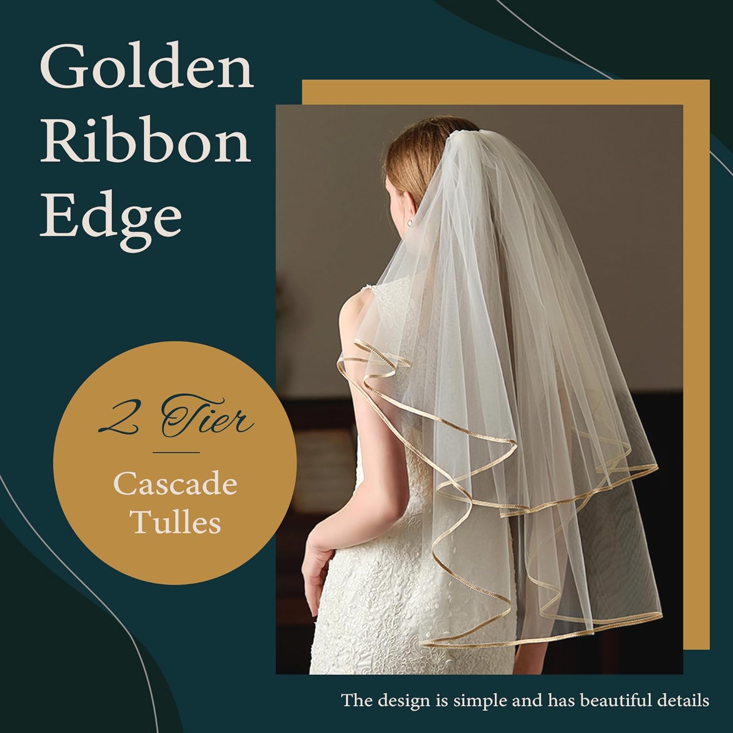 First Communion Veil Bow Wedding Veils Lace Catholic Bridal Veil Bachelorette Party Veil for Women Girls - Image 2