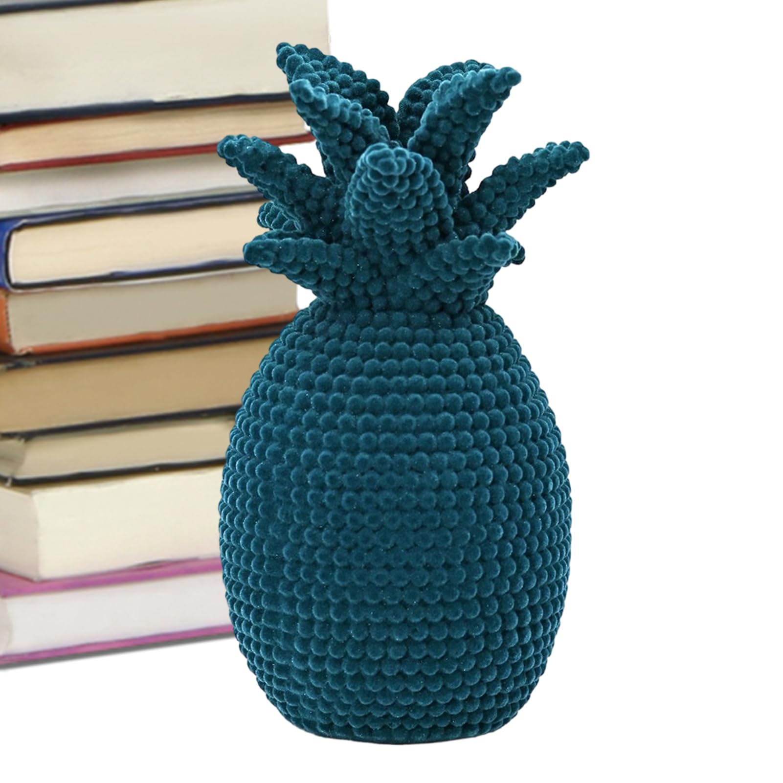 Décoration de la Maison élégante avec l'Ananas flocké de 23cm