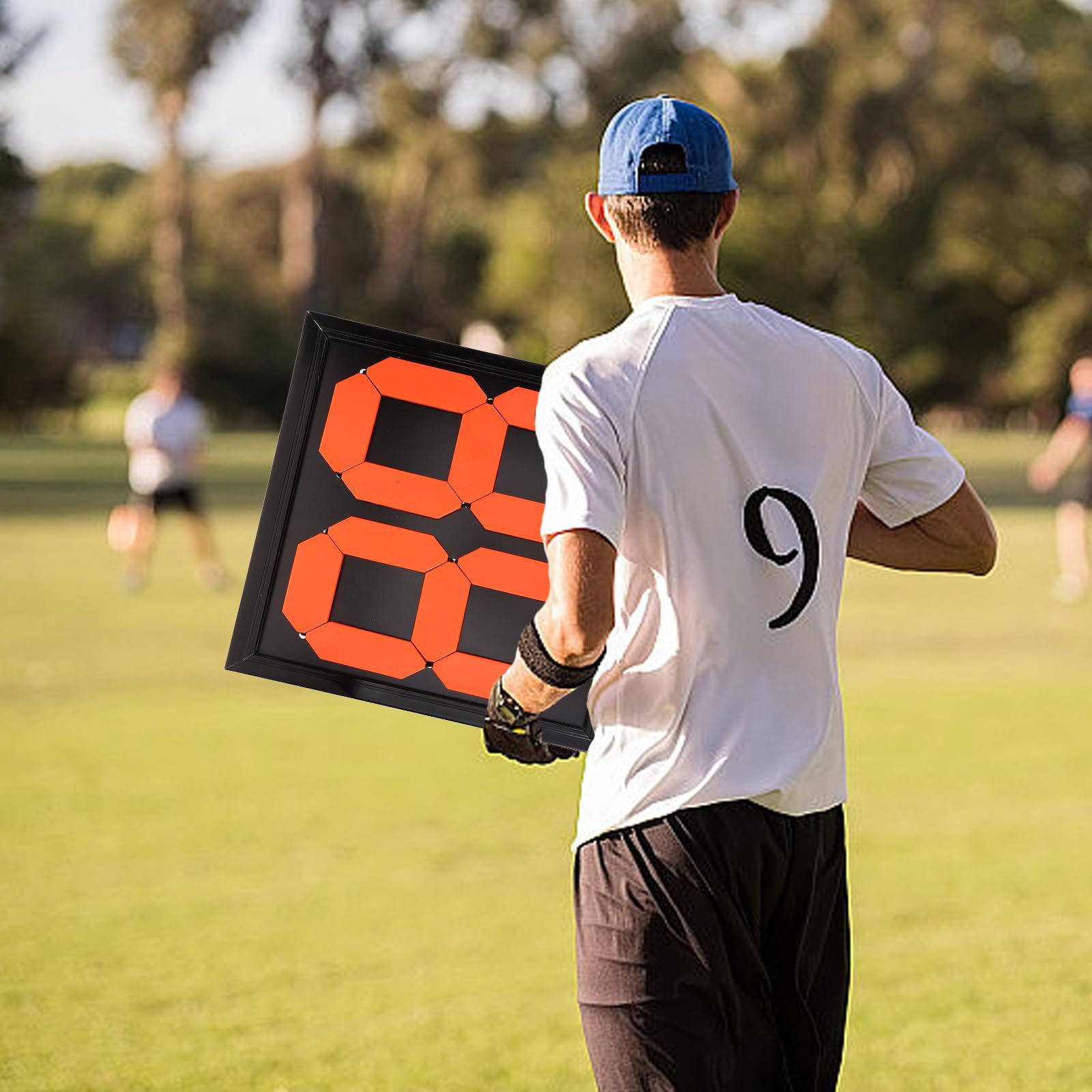 BESPORTBLE Targa Sostitutiva Accessorio Arbitro Strumento Arbitrale Tabellone della Partita di Calcio Attrezzature per Partite di Calcio Tavolo Arbitrale Attrezzatura per Partite di Calcio Pp