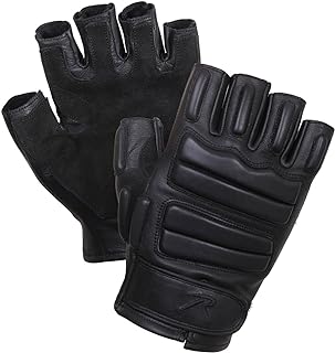 Rothco 18080 Fingerless Padded Tactical Gloves Size : S