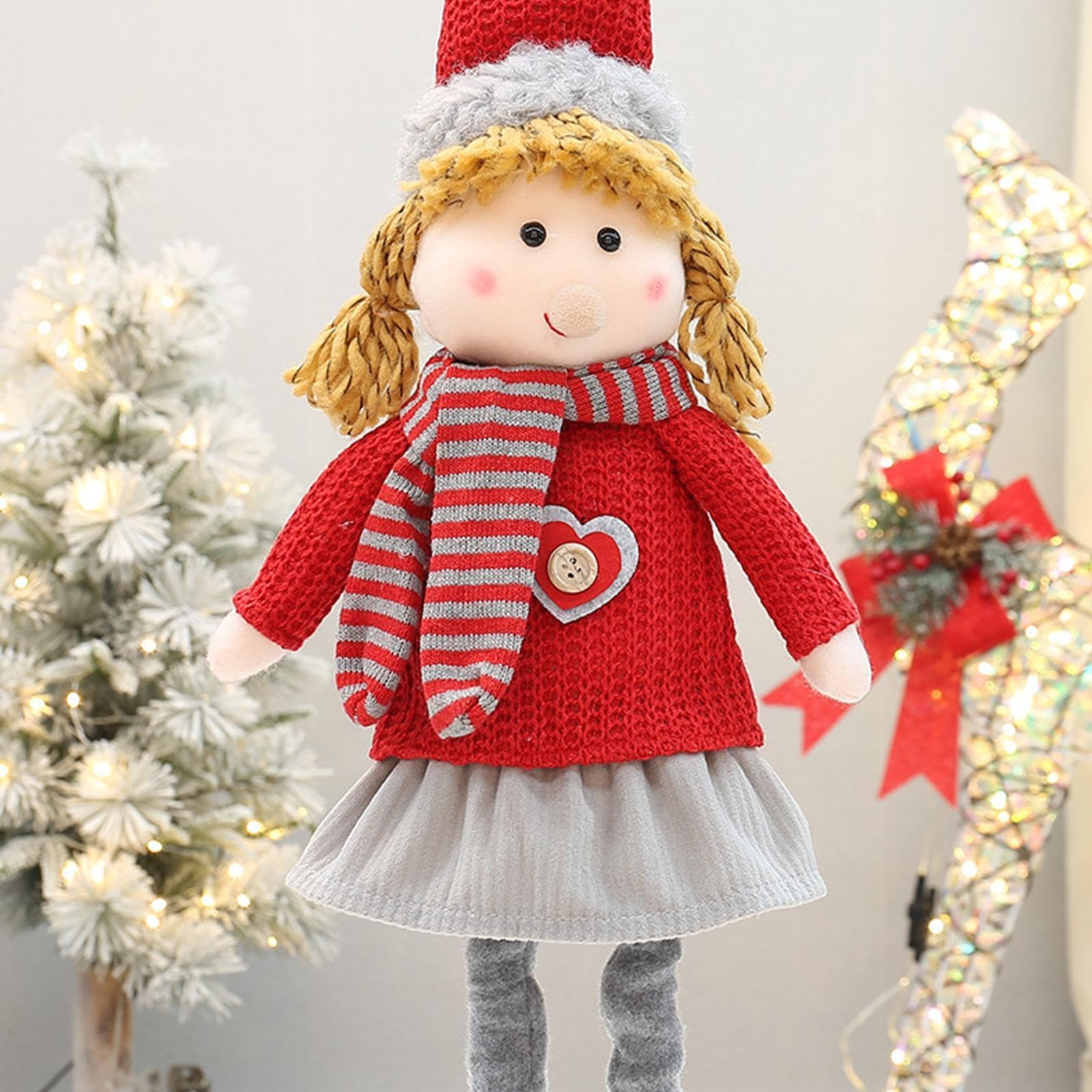 Amazon.co.jp: Retractable Christmas Figurine, Christmas Decoration