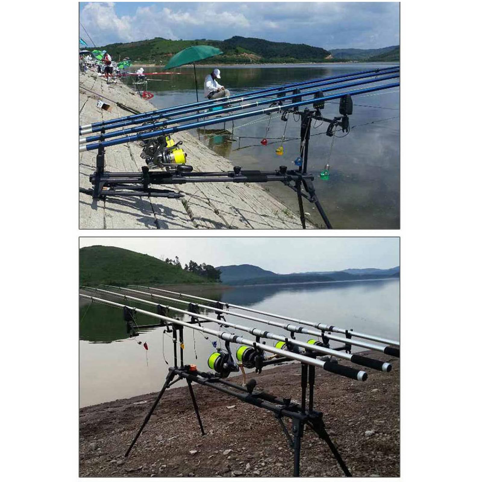 Juego de luces LED para pesca de carpa, herramienta iluminada LED, alarma para alarmas, indicador de picadura, indicador de mordida con luz LED