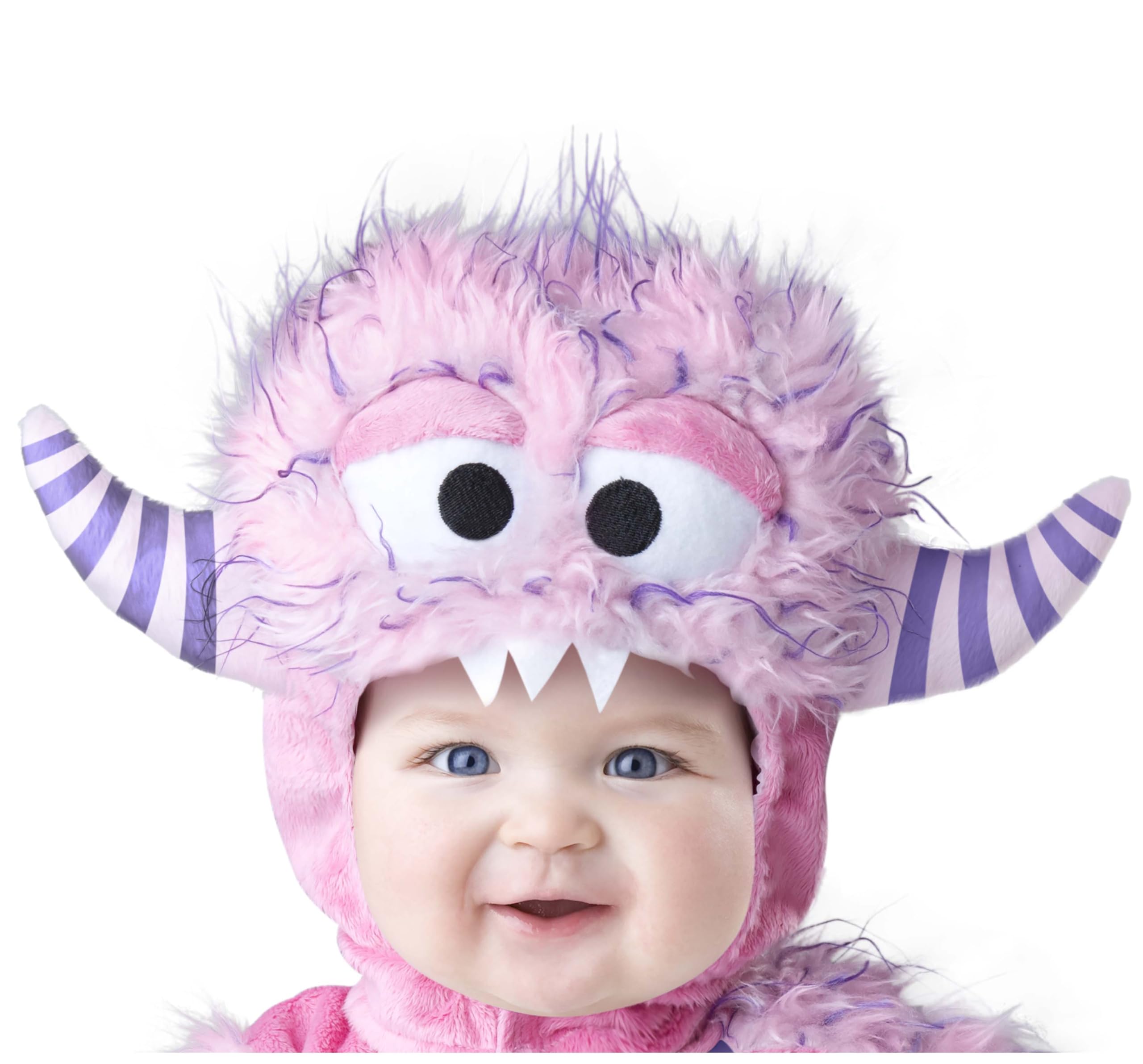 Costume Halloween Bébé Grenouillère Monstre Citrouille - 100% Polyester, Manches Longues, Tailles 0-12 Mois