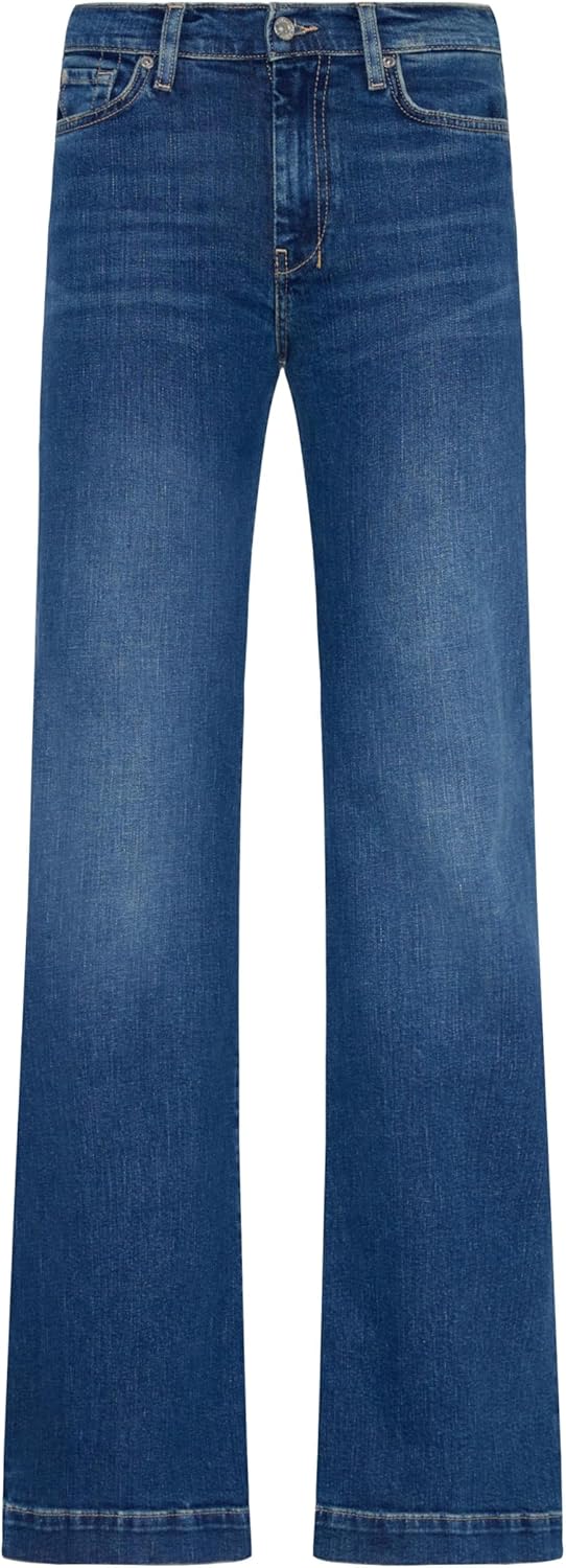 7 for All Mankind Womens 7 for All Mankind Women's Tailorless Dojo Regular Fit Flared Jeans - Image 6