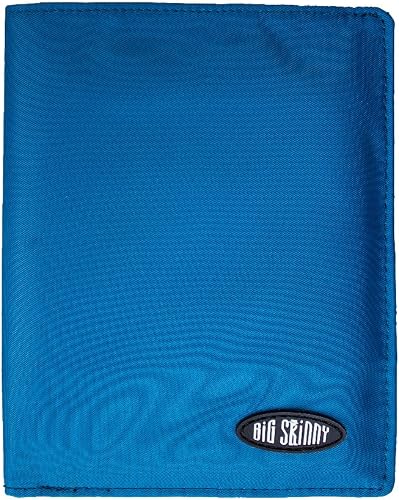 Big Skinny RFID Blocking Traveler Wallet, Ocean Blue