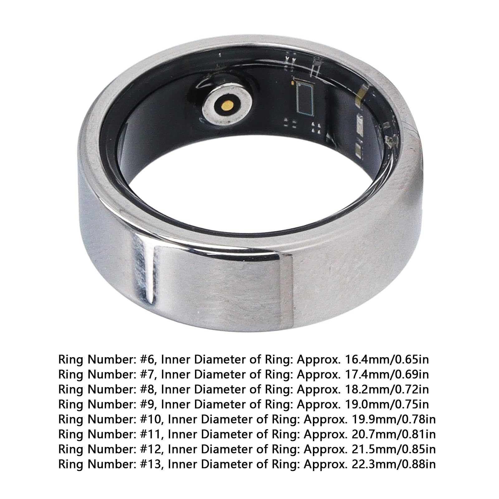 Cuifati Smart Ring, Exercise Tracking, Detailed Data, Sleep Analysis, Mobile App View, Innovative Wearable Product, with Charging Cable, for All Fitness Enthusiasts (#7)