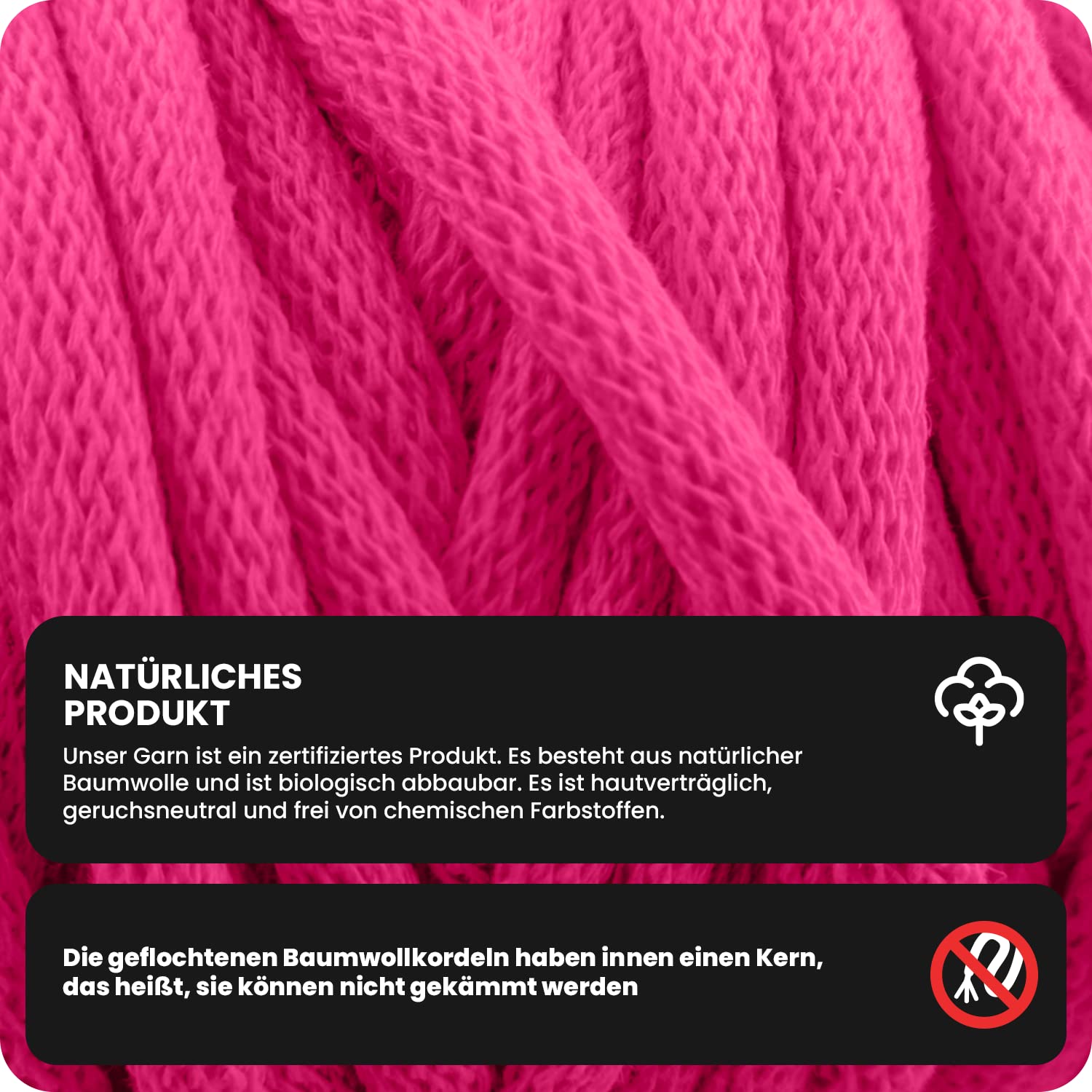 Netuno Corda Macramè In Cotone Viola 3 Mm X 100 M – Gomitolo Per Fai Da Te, Uncinetto E Decorazioni - 5
