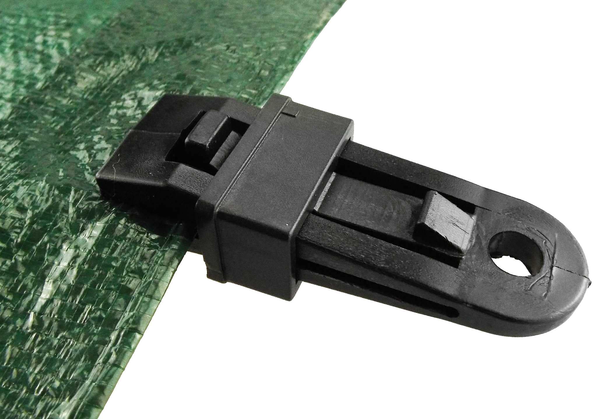 Cost Wise Black Tarpaulin Clips/Tarp Clamps,Hold Down Grippers Eyelet Replacement Camping Tent Cover Clamp Pack Of 10