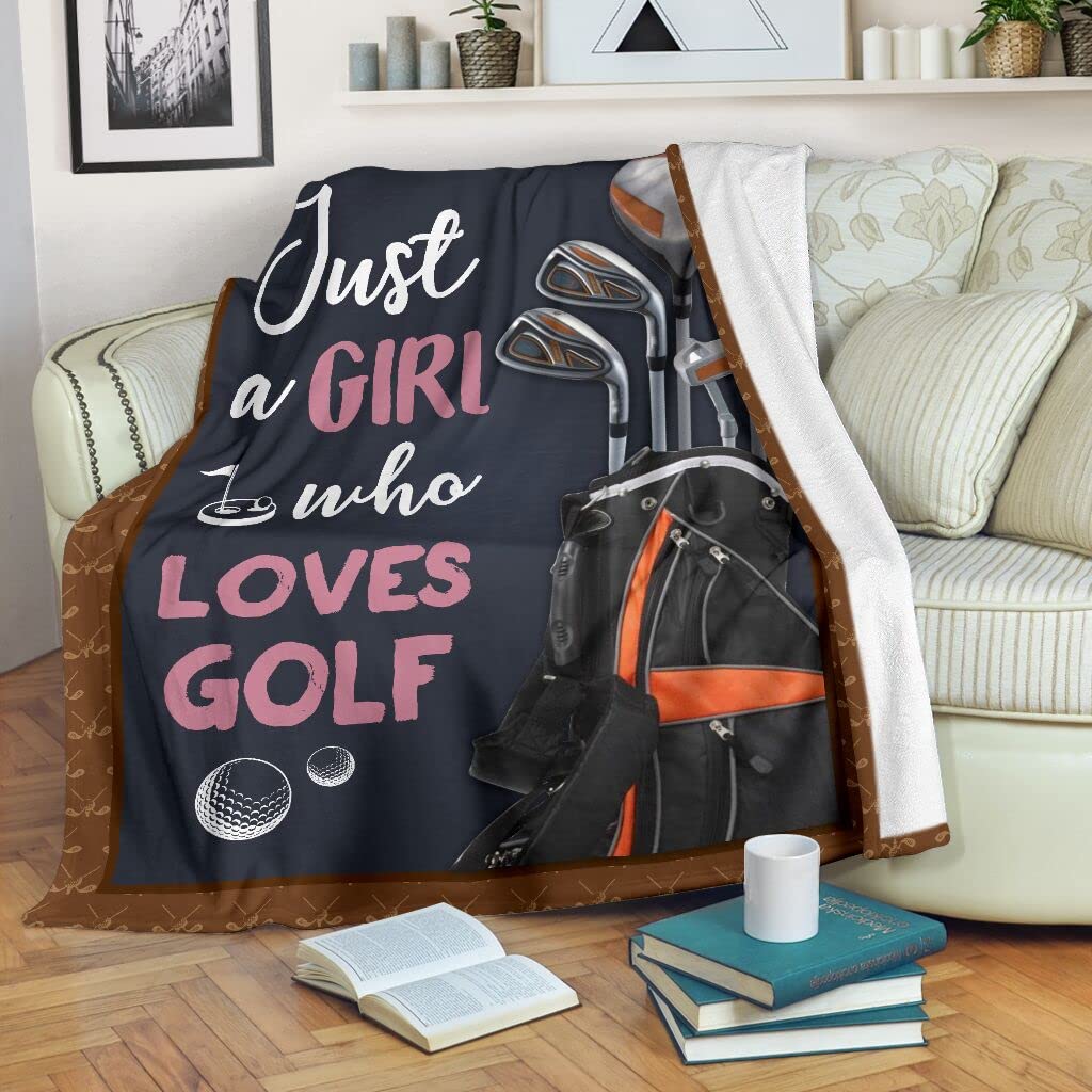 Amazon.com: SATIGI Golf Blanket Throw Just A Girl Who Loves Golf Golf Gifts  for Guys Golf Fuzzy Blanket Golf Blankets Men Blanket with Golf Birthday  for Golfers Men Women-Golf Gifts Blanket for