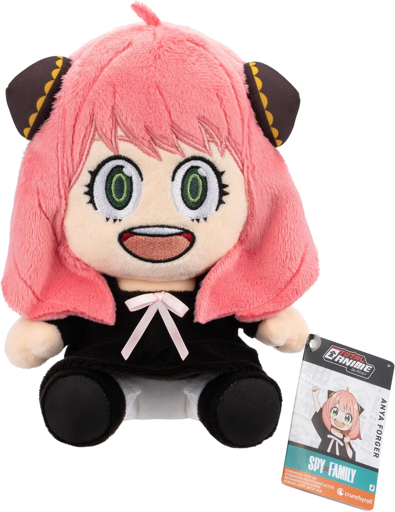 Total Anime Spy X Family Anya Forger - 8-Inch Super Soft Plush with Authentic Details