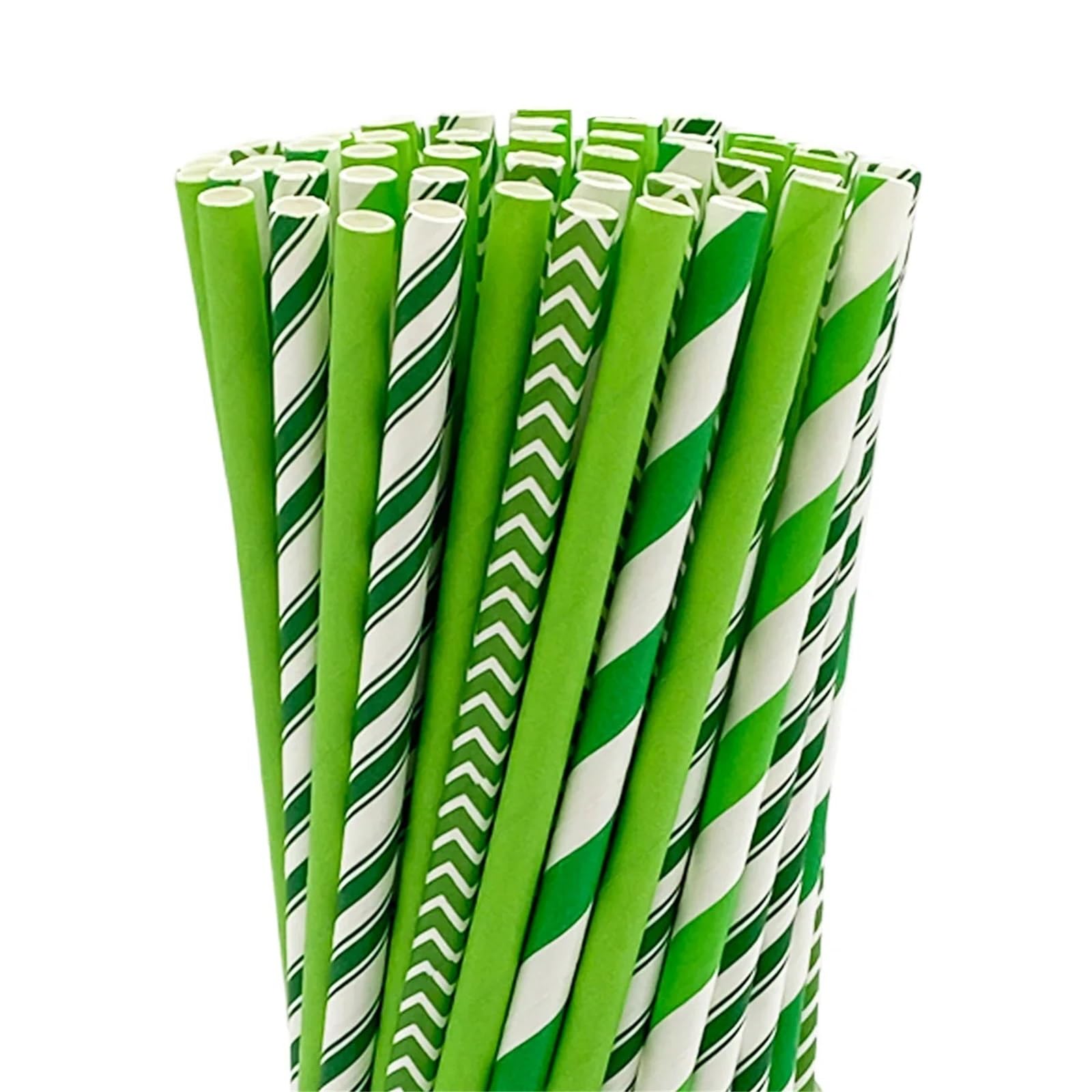 las pajitas de papel, Pajitas de papel a rayas 400 piezas for fiestas